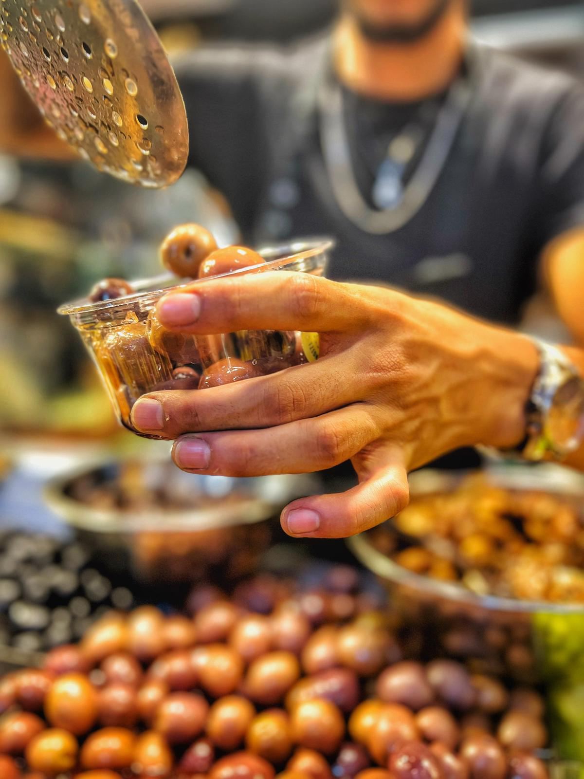 Jerusalem, olives at Mahane Yehuda Market _ Credit Rami Cohen