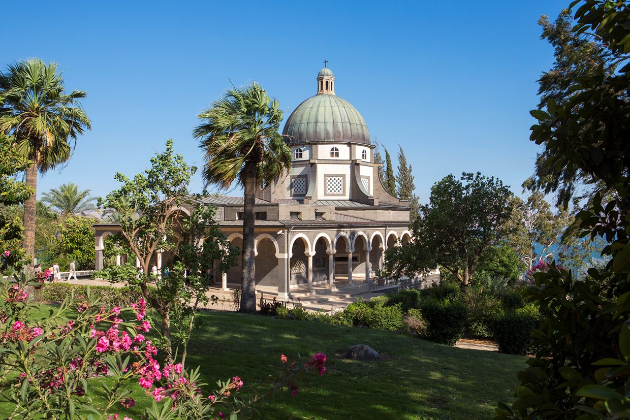 Mount of Beatitudes Chapel and garden_Credit Itamar Grinberg for the Israeli Ministry of Tourism