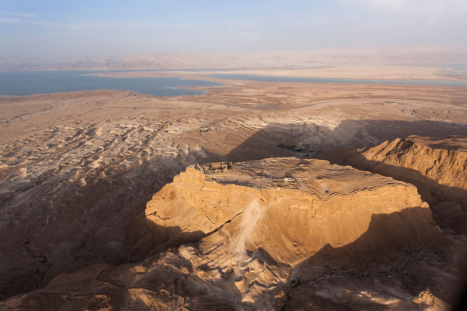 An aerial view of Masada_ Credit Itamar Grinberg for the Israeli Ministry of Tourism