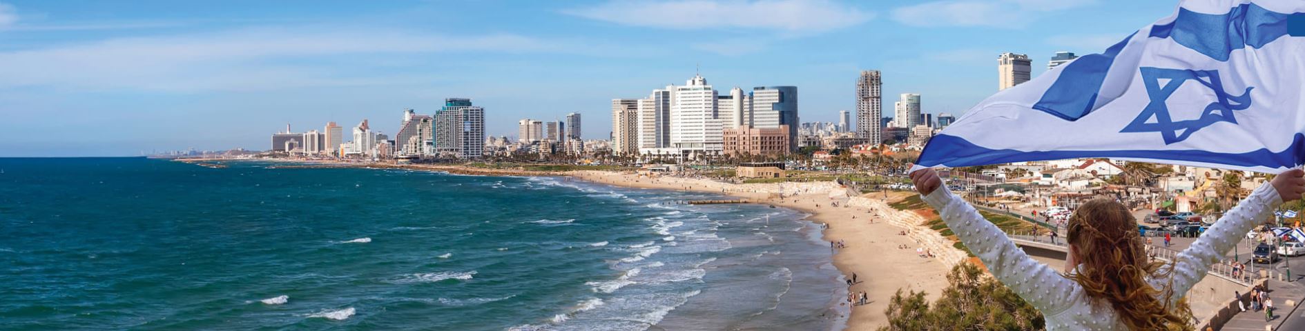 Tel-Aviv-view-with-flag-_-credit-goisrael