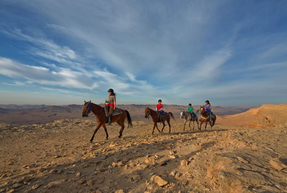 Horse ride, Ramon Crater _ Credit Dafna Tal for the Israeli Ministry of Tourism