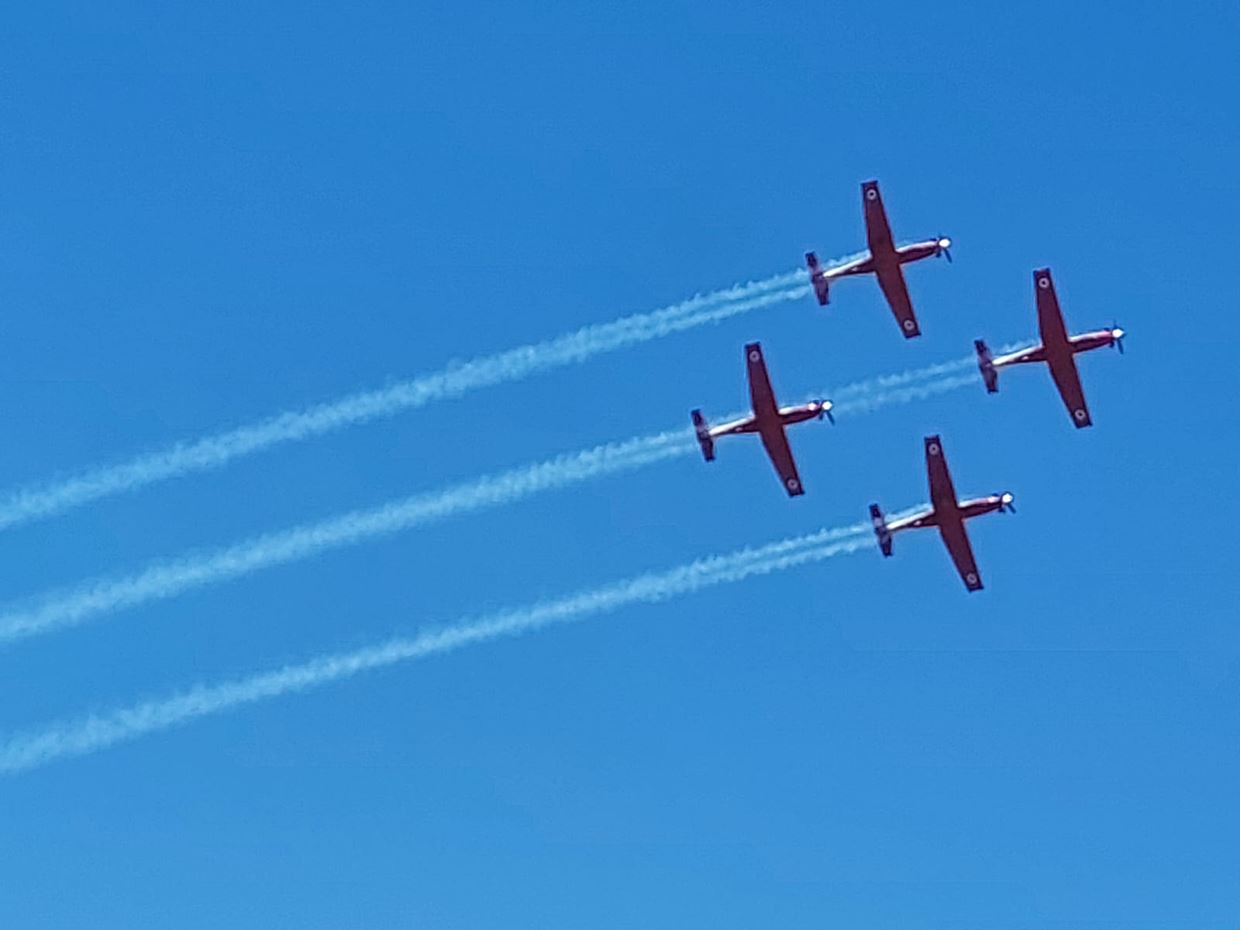 Independence day air show, credit Lital Ganini