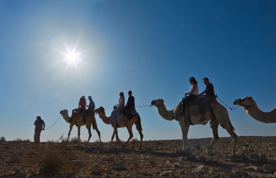 Camel ride tour in the Negev _ Credit Dafna Tal for the Israeli Ministry of Tourism