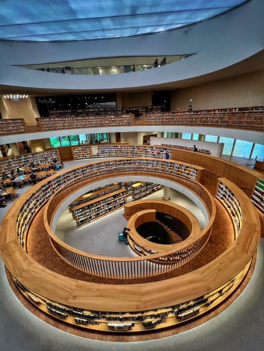 Jerusalem, main reading hall of the National Library _ Credit Rami Cohen