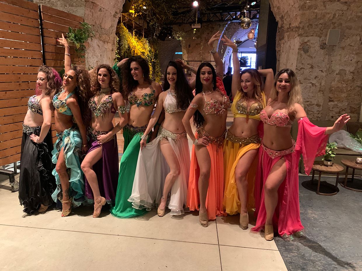 Click to open large image Fokloric evening with belly dancers